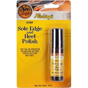 Fiebing's Sole Edge and Heel Polish 0.6 Fl Oz. Brown