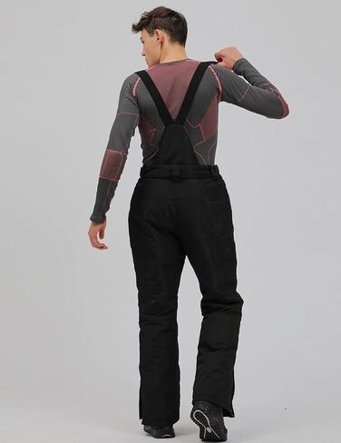 طقم جاكيت وسروال بدلة تزلج للرجال من HOUZONIY معزول مقاوم للماء، بدلة ثلج مبطنة للتزلج والتزلج على الجليد والمشي لمسافات طويلة والتسلق in Kuwait