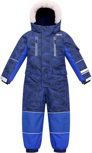 Yueta Baby Snowsuit One Piece Kids Snow Pants Overalls Ski Suit Jackets Jumpsuits Waterproof in Saudi Arabia