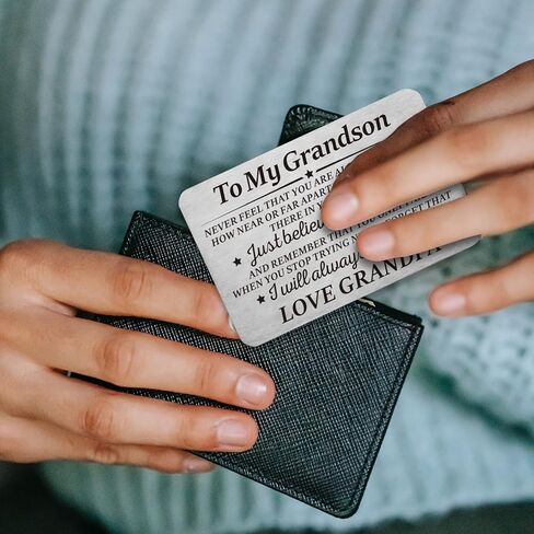 هدايا آية الكتاب المقدس من Luptiteuy، بطاقة إدخال محفظة محفورة للزوج والابن والأب المسيحي وأعياد الميلاد وعيد الميلاد وهدايا الكتاب المقدس للرجال in Kuwait