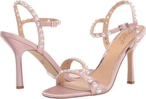 Jewel Badgley Mischka Damaris Pearl Embellished Stiletto Sandal in Saudi Arabia