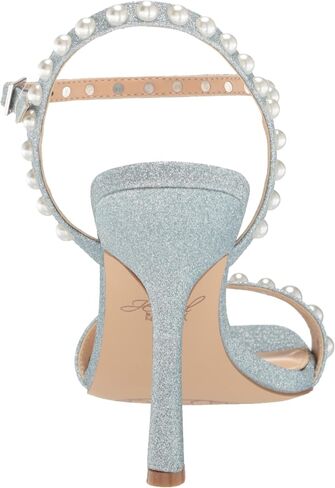 Jewel Badgley Mischka Damaris Pearl Embellished Stiletto Sandal in Saudi Arabia