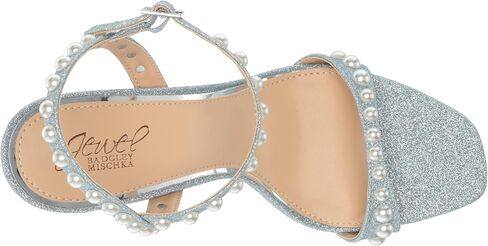 Jewel Badgley Mischka Damaris Pearl Embellished Stiletto Sandal in Saudi Arabia