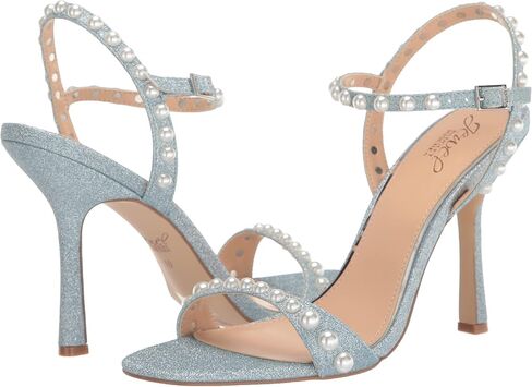 Jewel Badgley Mischka Damaris Pearl Embellished Stiletto Sandal in Saudi Arabia