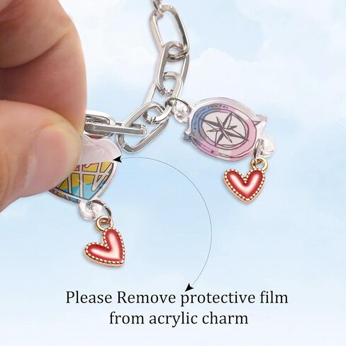 فاتي مجموعة هدايا من 3 قطع من سكزو على شكل حيوانات وسوار من الاكريليك، سوار من خليط معدني مع دلايات لطيفة من الاكريليك بتصميم ديناصورات ماكسيدنت ستاي، قلادة بوصلة كيه بوب للمعجبين والفتيات in Kuwait