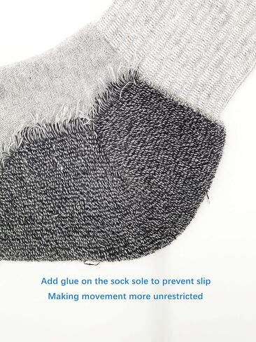 derllyleny Men's 4 Pack crew Socks for Hiking Running in Saudi Arabia