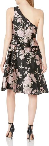 Adrianna Papell Women's One Shoulder Jacquard Dress in Saudi Arabia