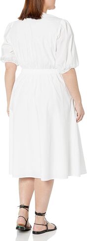 The Drop Women's Prisha Cutout Poplin Midi Dress in Saudi Arabia