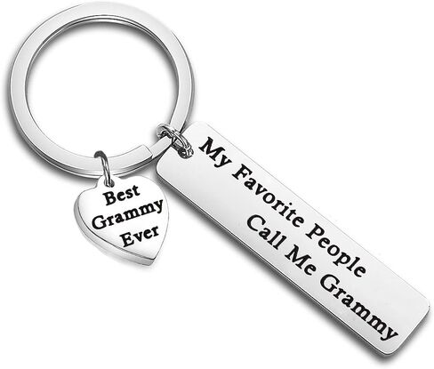 FEELMEM Nanny Gift My Favorite People Call Me Nanny Keychain Best Nanny Ever Jewelry Babysitter Gift Grandma Gift in Saudi Arabia