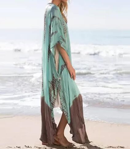 Youuxooa Lace-up Turkish Kaftan Dresses for Women Plus Size Caftans Swimsuit Cover Ups in Saudi Arabia