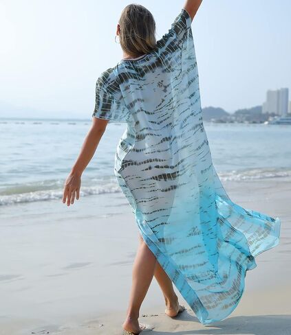 Youuxooa Lace-up Turkish Kaftan Dresses for Women Plus Size Caftans Swimsuit Cover Ups in Saudi Arabia