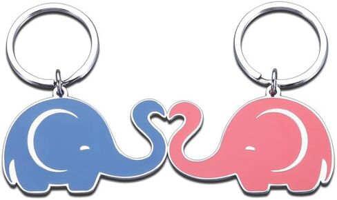 Valentines Day Gifts for Him Her Couple Gifts Matching Couples Stuff Gifts for Boyfriend Girlfriend Husband Wife Couple Gifts Ideas Birthday Anniversary Couple Gifts Keychain Cute Elephants Lovers in Saudi Arabia