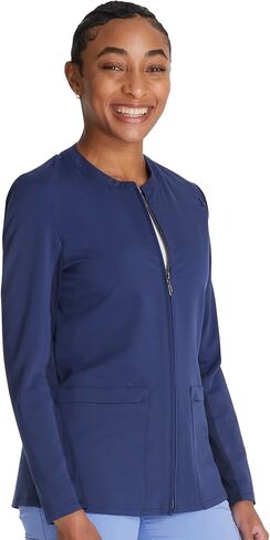 Cherokee Atmos Women Warm Up Scrubs Jacket Zip Front CK356A in Saudi Arabia