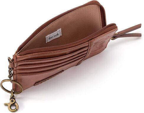 The Sak Women's Iris Card Wallet in Leather in Saudi Arabia