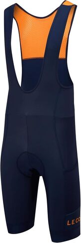 LE COL Men’s Sport Cargo Thermal Bib Shorts | Fleece Lined Cycle Shorts | Padded Chamois Cycling Pants Gel Inserts | XS - 3XL in Saudi Arabia