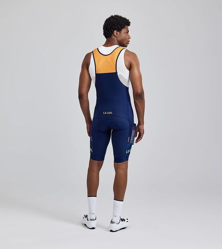 LE COL Men’s Sport Cargo Thermal Bib Shorts | Fleece Lined Cycle Shorts | Padded Chamois Cycling Pants Gel Inserts | XS - 3XL in Saudi Arabia