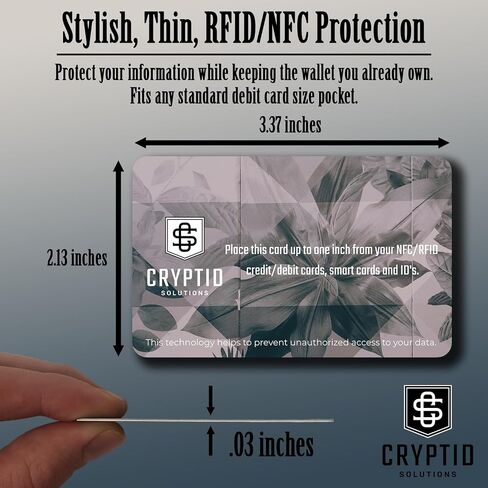 RFID Blocking Cards 4 Pack - Slim, Stylish, and Effective - Defend Your Data with Style - NFC Debit/Credit Card, Passport, ID Protector - Sleek Design For Wallet and Purse (4) (Space) in Saudi Arabia