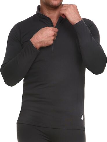 Body Glove Men's Thermal Top - Warm Winter Shirt - Collared Long Sleeve Thermal Undershirt for Men in Saudi Arabia