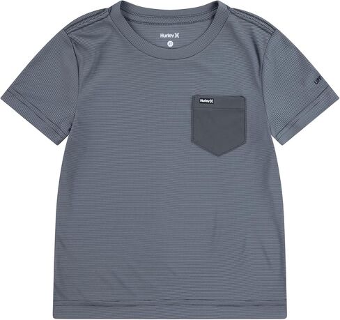 قميص Hurley Boys بجيب واحد UPF Rash Guard (للأطفال الكبار) in Saudi Arabia