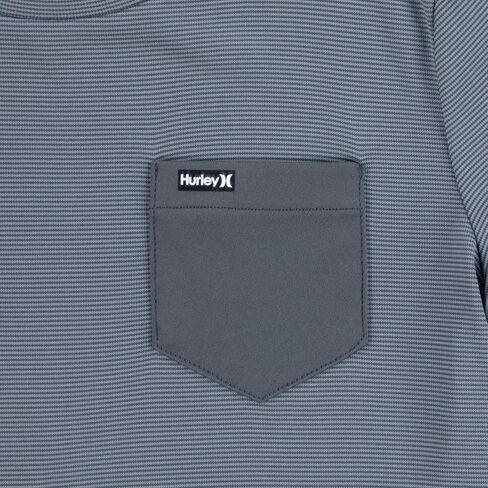 قميص Hurley Boys بجيب واحد UPF Rash Guard (للأطفال الكبار) in Saudi Arabia