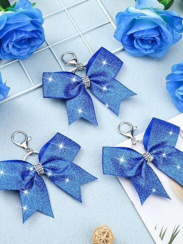 يهتف القوس المفاتيح يهتف المفاتيح مع أحجار الراين المشجع Keyrings للفتيات في سن المراهقة التشجيع إكسسوارات رياضية in Saudi Arabia