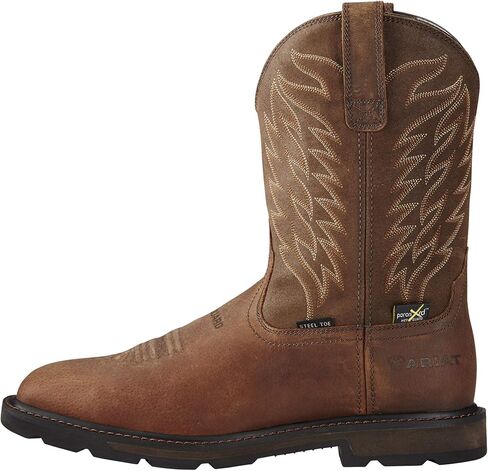 حذاء رجالي ماركة Ariat Work Groundbreaker عريض مربع من Metguard صلب الأصابع in Kuwait