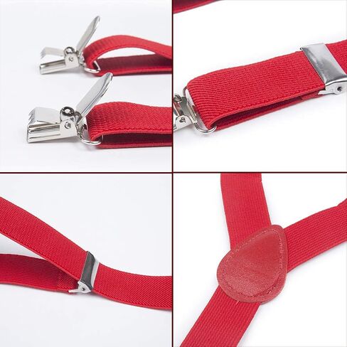 حمالات ELENKER Baby Boys مرنة قابلة للتعديل بلون موحد، بعرض 2.54 سم in Kuwait