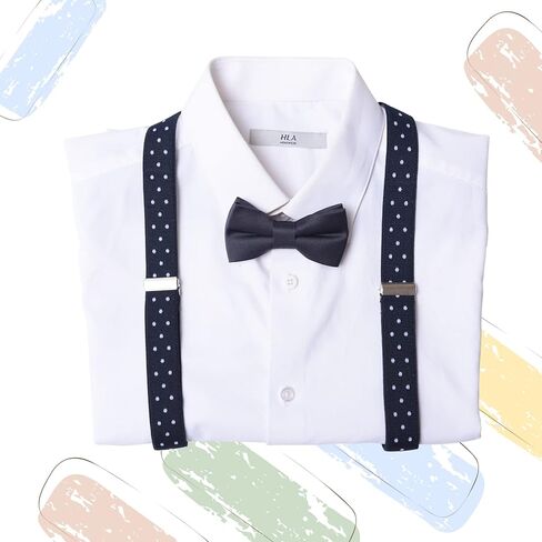 حمالات الأطفال من Tripome مع قطعتين من ربطات العنق - مشابك مرنة قوية على شكل حرف Y للأولاد والبنات in Kuwait