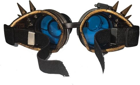 3D Steampunk Goggles Glasses,VintageCyberpunk Sunglasses for Retro Gothic Halloween Party Cosplay Costume Accessories in Saudi Arabia