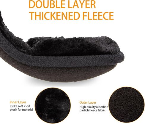 اغطية اذن شتوية للرجال والنساء، اغطية اذن دافئة للشتاء من الصوف للجنسين، اغطية اذن قابلة للطي خلف الراس قابلة للتعديل، اغطية اذن للشتاء، تدفئة اذن من الصوف للطقس البارد in Kuwait