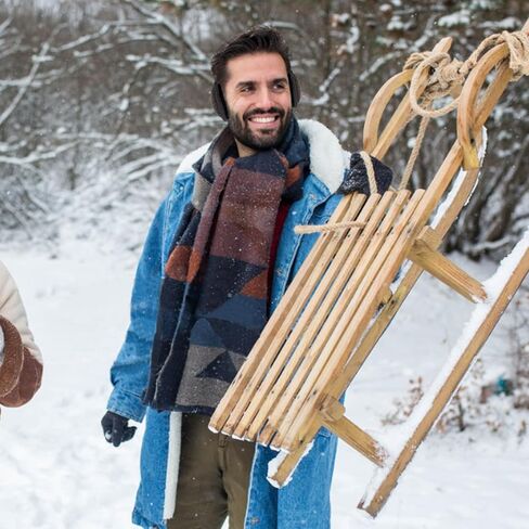 اغطية اذن شتوية للرجال والنساء، اغطية اذن دافئة للشتاء من الصوف للجنسين، اغطية اذن قابلة للطي خلف الراس قابلة للتعديل، اغطية اذن للشتاء، تدفئة اذن من الصوف للطقس البارد in Kuwait