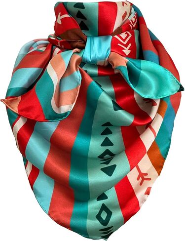 Silk Scarf (34 inches) Cowboy Bandana 100% Silk Scarves for Men and Women | Neckerchief Western Wild Rag in Saudi Arabia
