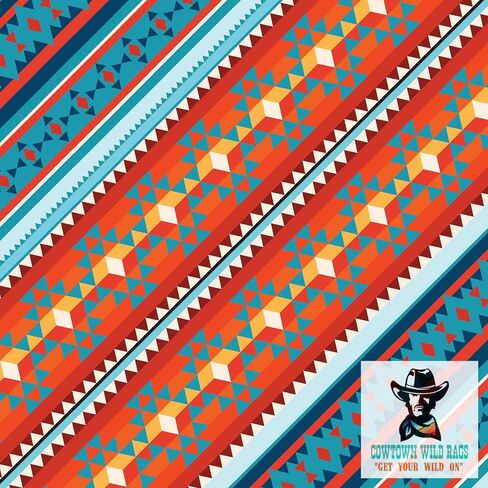 Silk Scarf (34 inches) Cowboy Bandana 100% Silk Scarves for Men and Women | Neckerchief Western Wild Rag in Saudi Arabia