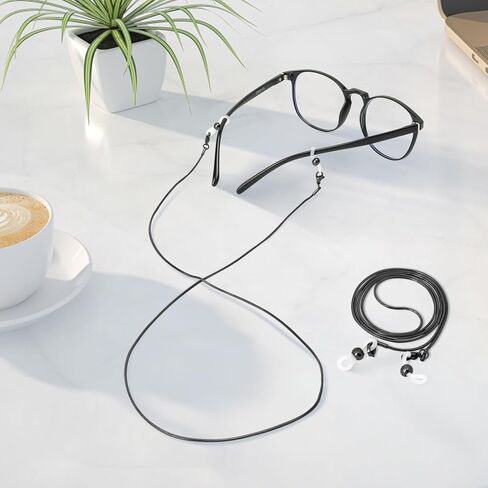 Premium Stainless Steel Eyeglasses Chain, Slim Titanium Alloy Sunglasses Holder, Eyewear Strap Holders Around Neck in Kuwait