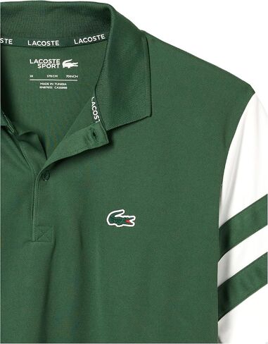 Lacoste Boys' Short Color Blocked Sleeve Polo Shirt in Saudi Arabia