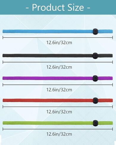 JELIEE 5 PCS Adjustable Glasses Strap Eyeglass Strap Sunglasses Strap Sports Sunglasses Strap Universal Fit Rope Eyewear Retainer for Men Women in Kuwait
