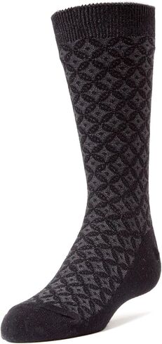 MeMoi Diamonds and Dots Boys Dress Crew Socks in Saudi Arabia