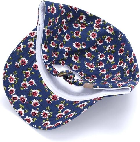 Girls Baseball Cap-Vintage Floral-Navy-M (2-6y) in Saudi Arabia