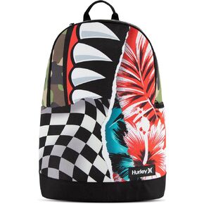 Hurley Unisex-Adults One and Only Backpack, Grey Camo Shark, Large