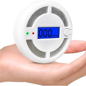 Carbon Monoxide Detector,CO Alarm Monitor Detector Complies with UL 2034 Standard for Home,Carbon Monoxide Sensor with LCD Digital Display and Sound Warning for Home