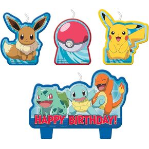 Peppa Pig Confetti Birthday Candles | Assorted Sizes | 4 Pcs
