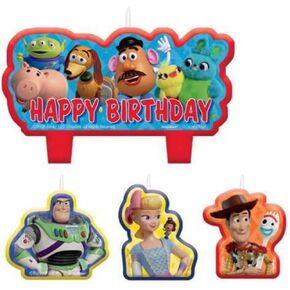 Peppa Pig Confetti Birthday Candles | Assorted Sizes | 4 Pcs