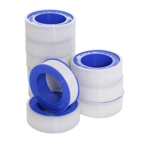 mifengda 30 Rolls Thread Seal Tapes, Teflon Tape 1/2 PTFE Pipe Sealant Tape Industrial Thread Sealants Plumbers Thread Tape for Leak Water, Plumbers, Plumbing, Air Head, Thread Pipe, 1/2" x394" White