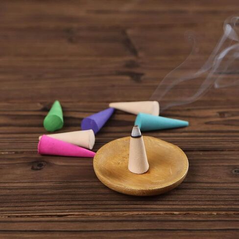 Backflow Incense Cones - Set of 9 Waterfall Incense Cones Scented - Palo Santo, Jasmine, Lavender, Ocean, Sandalwood, Cinnamon, White Sage, Dragons Blood, Rose for Meditation, Yoga and Aromatherapy in Saudi Arabia