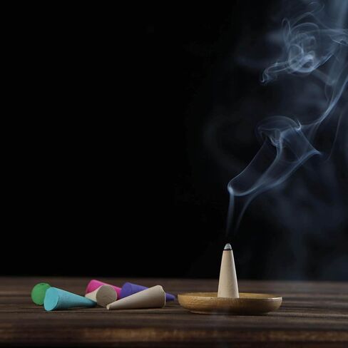 Backflow Incense Cones - Set of 9 Waterfall Incense Cones Scented - Palo Santo, Jasmine, Lavender, Ocean, Sandalwood, Cinnamon, White Sage, Dragons Blood, Rose for Meditation, Yoga and Aromatherapy in Saudi Arabia
