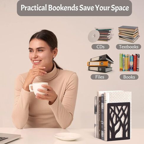 كتب إندز، دعائم نهاية كتاب معدنية مزخرفة لمكتب رفوف الكتب in Kuwait