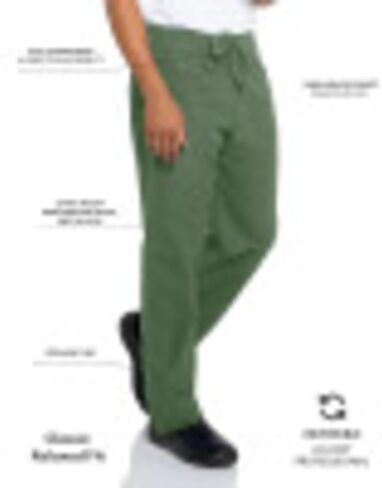 Landau Essentials Unisex Relaxed Fit 1-Pocket Drawstring Scrub Pants 7602 in Saudi Arabia