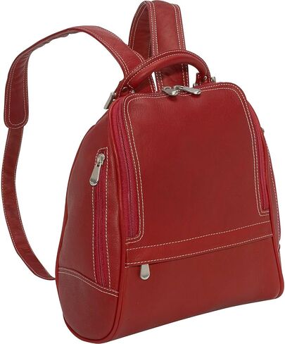 حقيبة ظهر من لو دون للنساء - حقيبة ظهر نسائية من الجلد | السفر، الموضة، المحافظ الصغيرة اللطيفة| حقيبة كتف يو زيب وحقائب طويلة تمر بالجسم للنساء (أسمر) in Kuwait