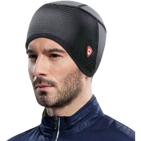 santic Cycling Skull Cap Helmet Liner Running Bicycle Hat Thermal Fleece Windproof Fits Under Helmets