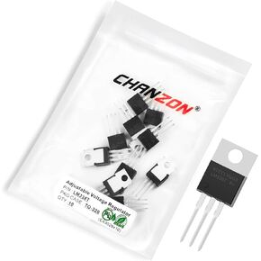 Chanzon 10pcs LM317T TO-220 Adjustable Voltage Regulator ATX Transistor 1.2A in Saudi Arabia